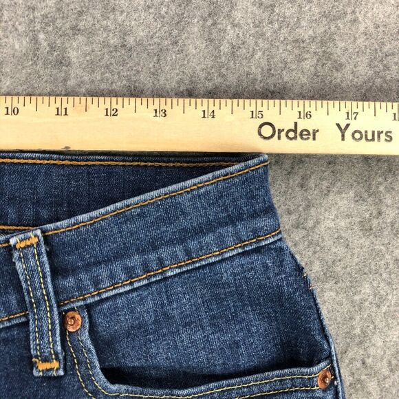 Levis 512 Jeans Mens 30x30 (30x28)* Blue Slim Tapered Medium Wash Cotton Stretch - Picture 8 of 12